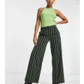 Reclaimed Vintage Inspired low rise baggy stripe pants-Multi