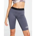 The North Face Training High Waist shorts in grey