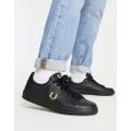 Fred Perry B721 leather sneakers in black