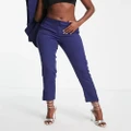 Unique21 high waisted pants in navy (part of a set)