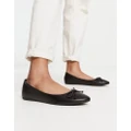 Truffle Collection easy ballet flats in black