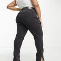 Calvin Klein Jeans Plus high rise skinny jeans in black