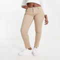 Morgan low waist skinny jean in camel-Neutral