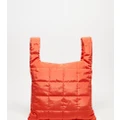 Public Desire Evander quilted nylon grab bag in orange