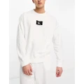 Calvin Klein CK 96 loungewear sweatshirt in white