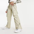 The Ragged Priest Y2K low rise utility fitted cargo pants-Neutral