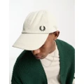 Fred Perry pique baseball cap in beige-Neutral