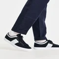Fred Perry Underspin twill tipped sneakers in navy