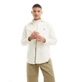 Dickies Wilsonville cord shirt in off white