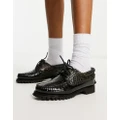 Timberland Heritage Noreen boat shoes in black patent leather