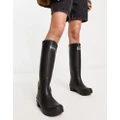 Barbour Abbey gumboots with logo detail in black