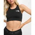 The North Face Training Flex mid support sports bra in black