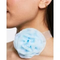ASOS DESIGN choker necklace with corsage organza ribbon detail in blue