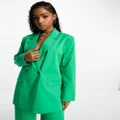 Vero Moda oversized tailored blazer in green (part of a set)