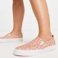 ASOS DESIGN Wide Fit Dotty slip on canvas shoes in floral print-Multi