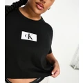Calvin Klein Curve lounge t-shirt in black