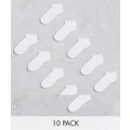 Jack & Jones 10 pack socks in white