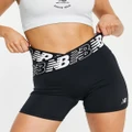 New Balance Relentless fitted shorts in black