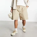 Carhartt WIP Colston loose fit chino shorts in beige-Neutral