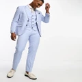 Ben Sherman slim fit suit pants in light blue