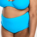 ASOS DESIGN Curve mix and match high waist bikini bottoms in bright blue