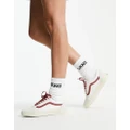 Vans Old Skool sneakers in off white and red-Neutral