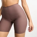 Lindex Janelle medium support contouring shorts in dark brown
