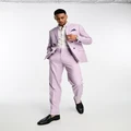 Ben Sherman slim fit suit pants in lilac-Purple
