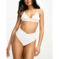 Spanx Cotton Control shaping thong in white