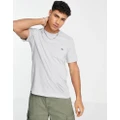Lacoste t-shirt with croc in grey
