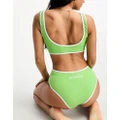 Quiksilver bikini bottoms in green