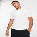 Polo Ralph Lauren slim fit polo with logo in white