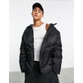 ASOS 4505 oversized puffer jacket in black