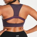 ASOS 4505 medium support sports bra in purple (part of a set)