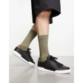 Fred Perry B722 leather sneakers in black
