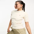 Dickies Marysville ribbed t-shirt in stone-Neutral