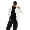 Pull & Bear puffer jacket with hood in white