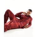 Calvin Klein flannel pyjama set in red check