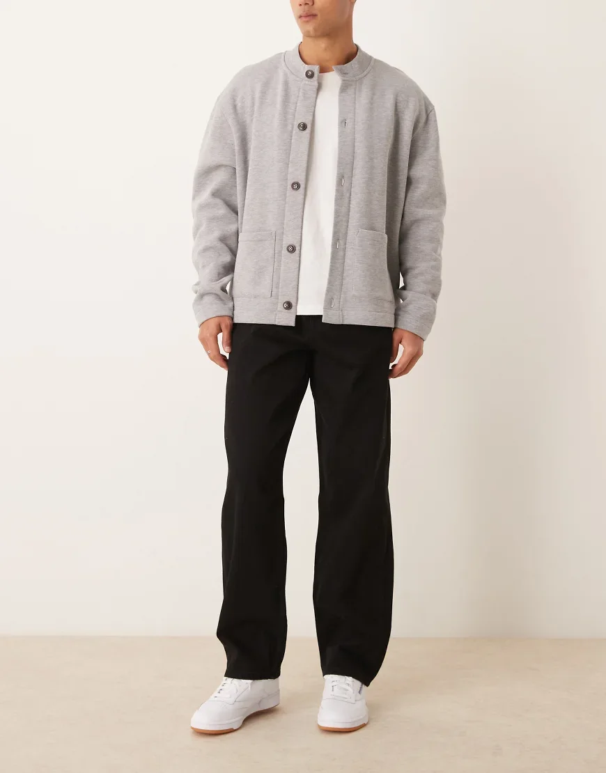 ASOS DESIGN baggy jeans in black