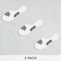 Vans Classic Assorted canoodles 3-pack socks in white