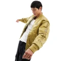 AAPE By A Bathing Ape Now MA1 bomber jacket in yellow-Green