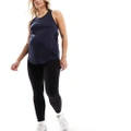 ASOS 4505 Maternity Icon seamless rib gym leggings in black