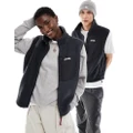 New Balance Home Again sherpa vest in black - exclusive to ASOS