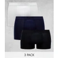 Paul Smith 3 pack trunks with signature waistband in multi