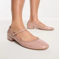 Madden Girl Tutu mary-jane shoes in beige patent-Neutral