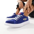 Love Moschino logo sneakers in dark blue