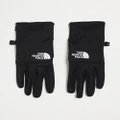 The North Face Etip touchscreen compatible gloves in black