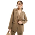 Y.A.S tailored blazer in brown (part of a set)