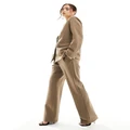 Y.A.S tailored pants in brown (part of a set)