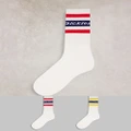 Dickies Genola 2 pack socks in white